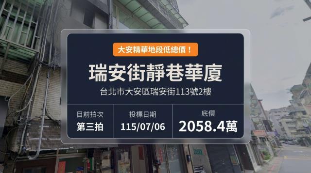 台北大安區拍賣華廈-0